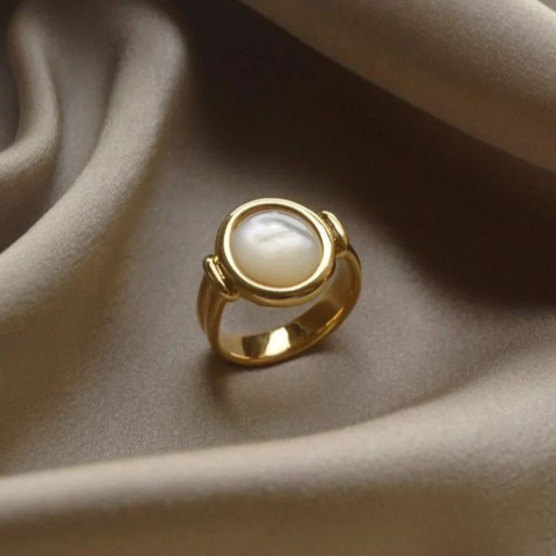 Bague Élégante en Perle