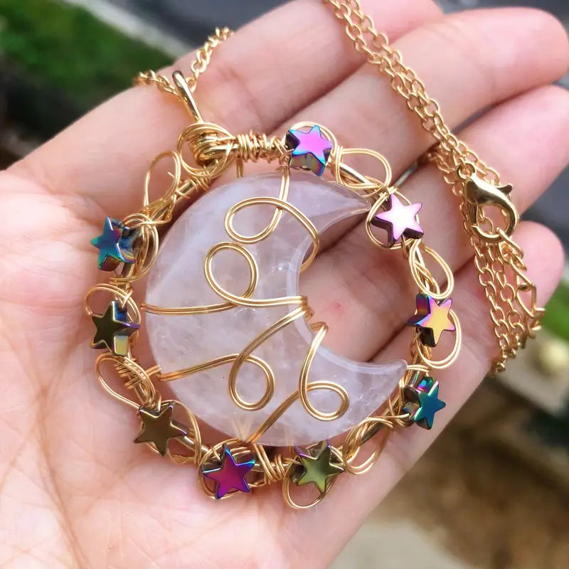 pendentif en quartz rock