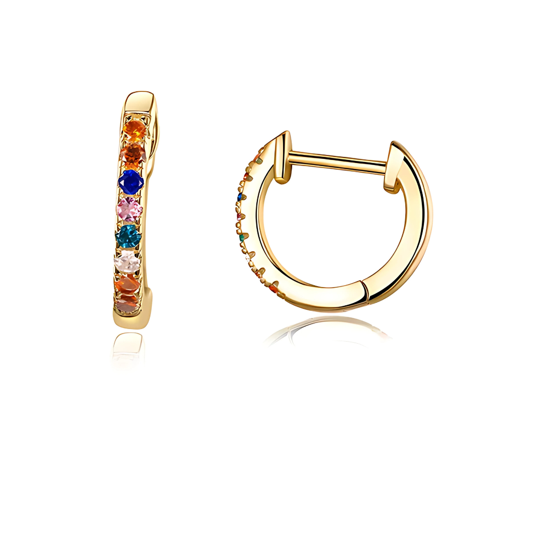 CRYSTAL™ | Boucles d’Oreilles Clous avec Zircon