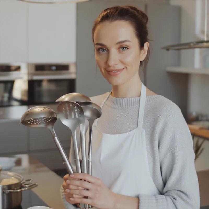 Ustensiles de cuisine en titane (4 pièces)