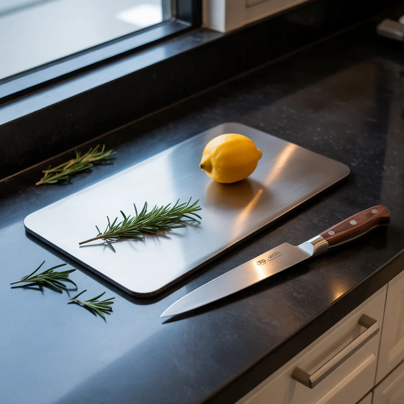 Planche à découper en titane