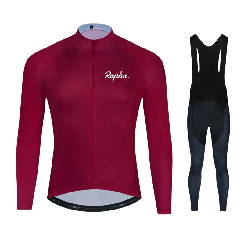 Rapha | Ensemble de Cyclisme Professionnel à Manches Longues – Version Doublée Polaire