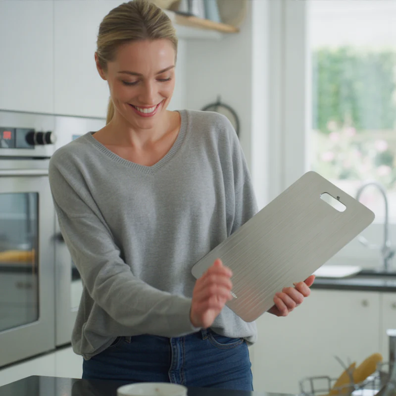 Planche à découper en titane