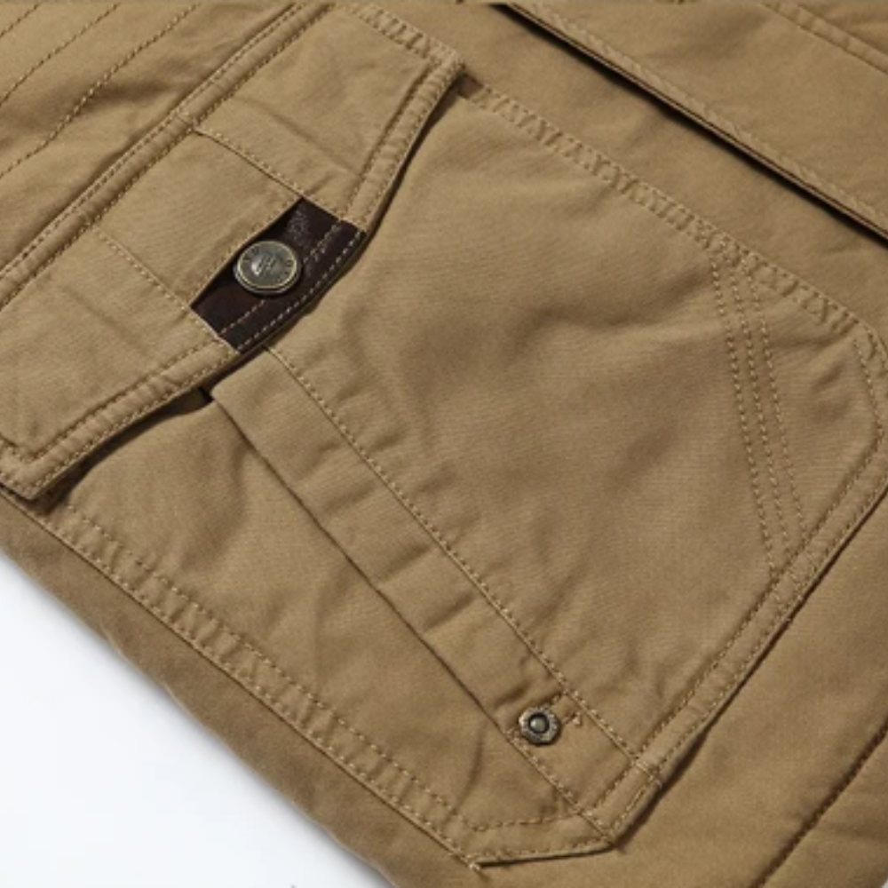 Veste d'Hiver Élégante en Coton Matelassée