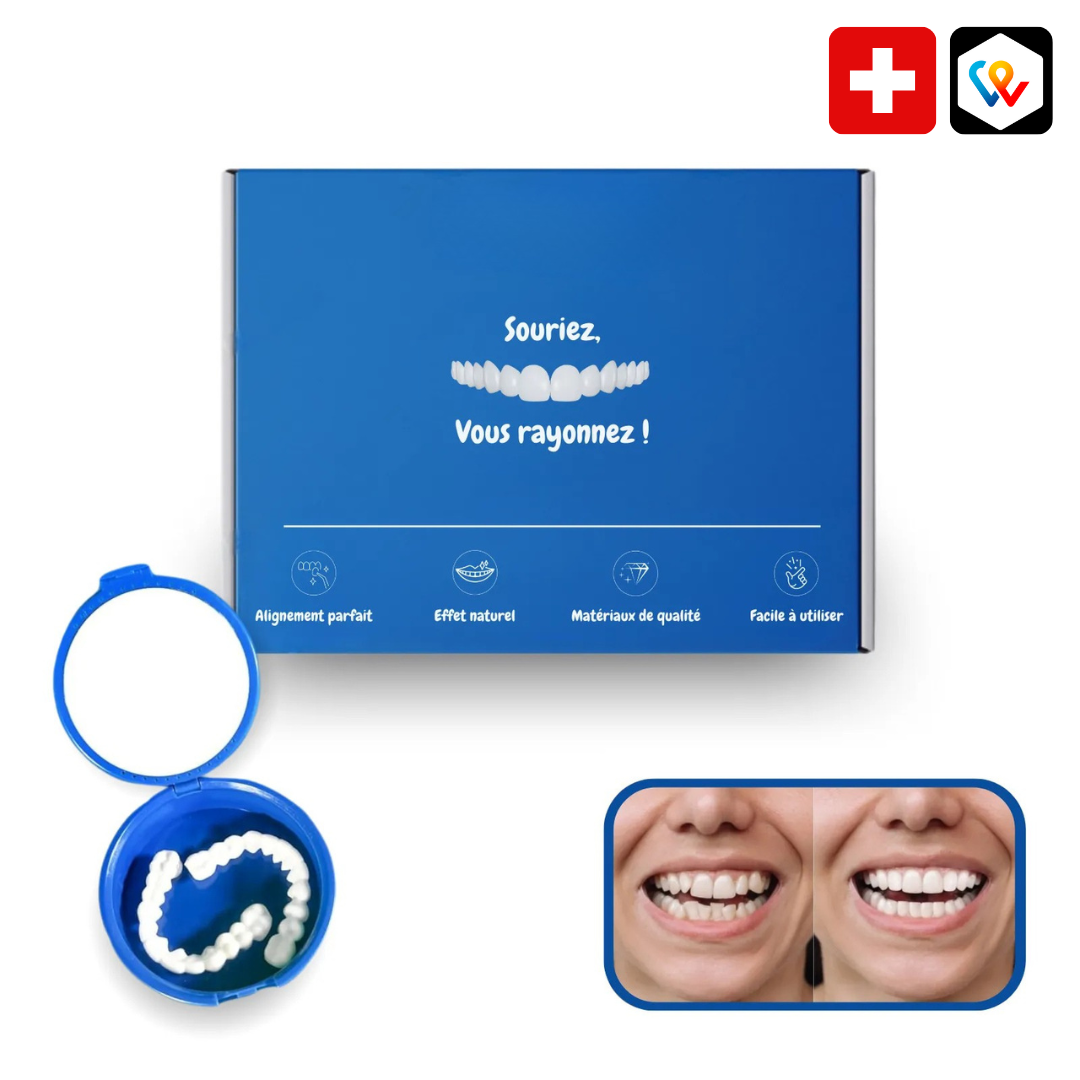 Schneider Facettes dentaires souples à clipser – Sourire immédiat sans douleur