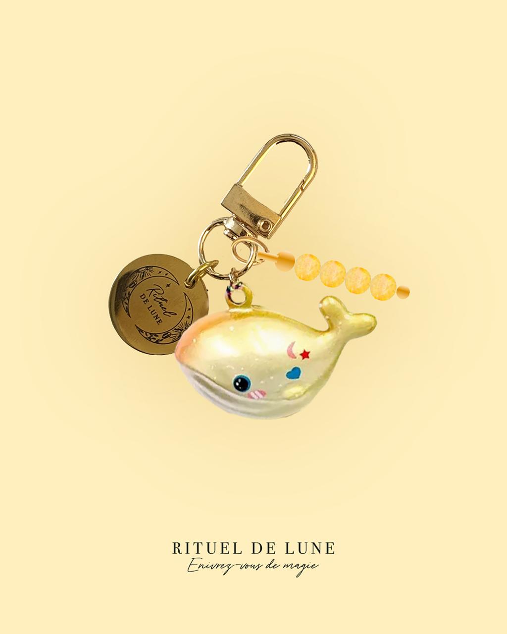 Gri-gri baleine enchantée Maneki Kujira