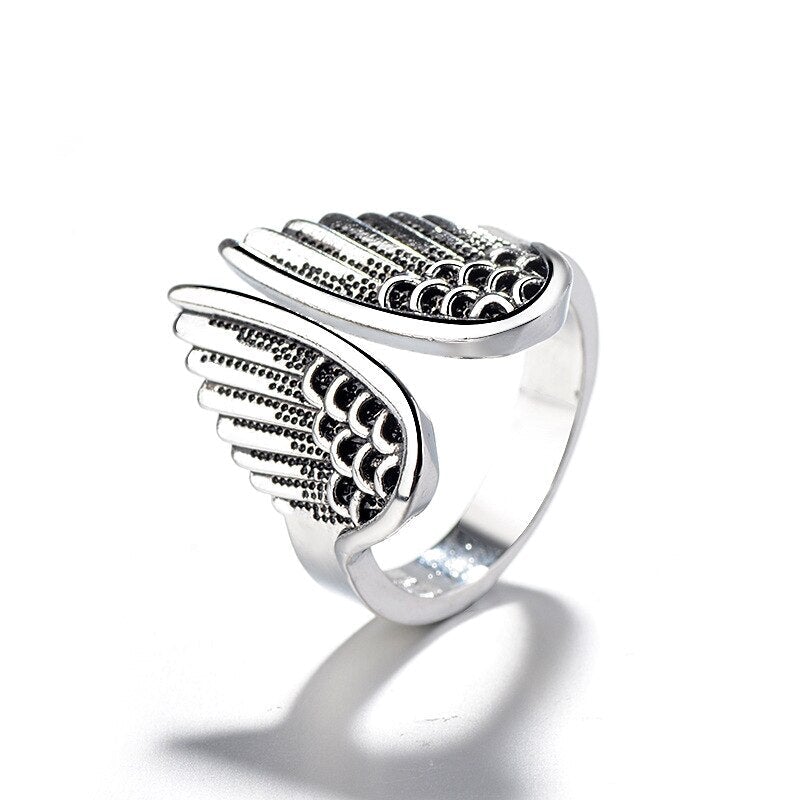 Bague ange réglable en argent 925