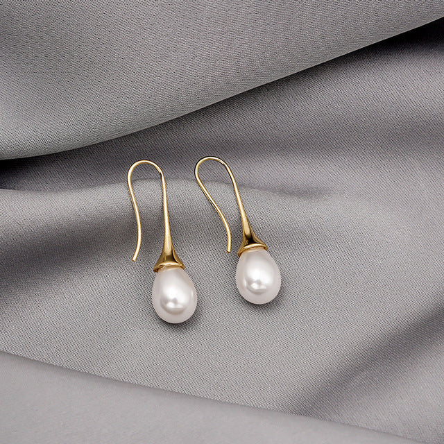 Boucles d'oreilles en forme de perle