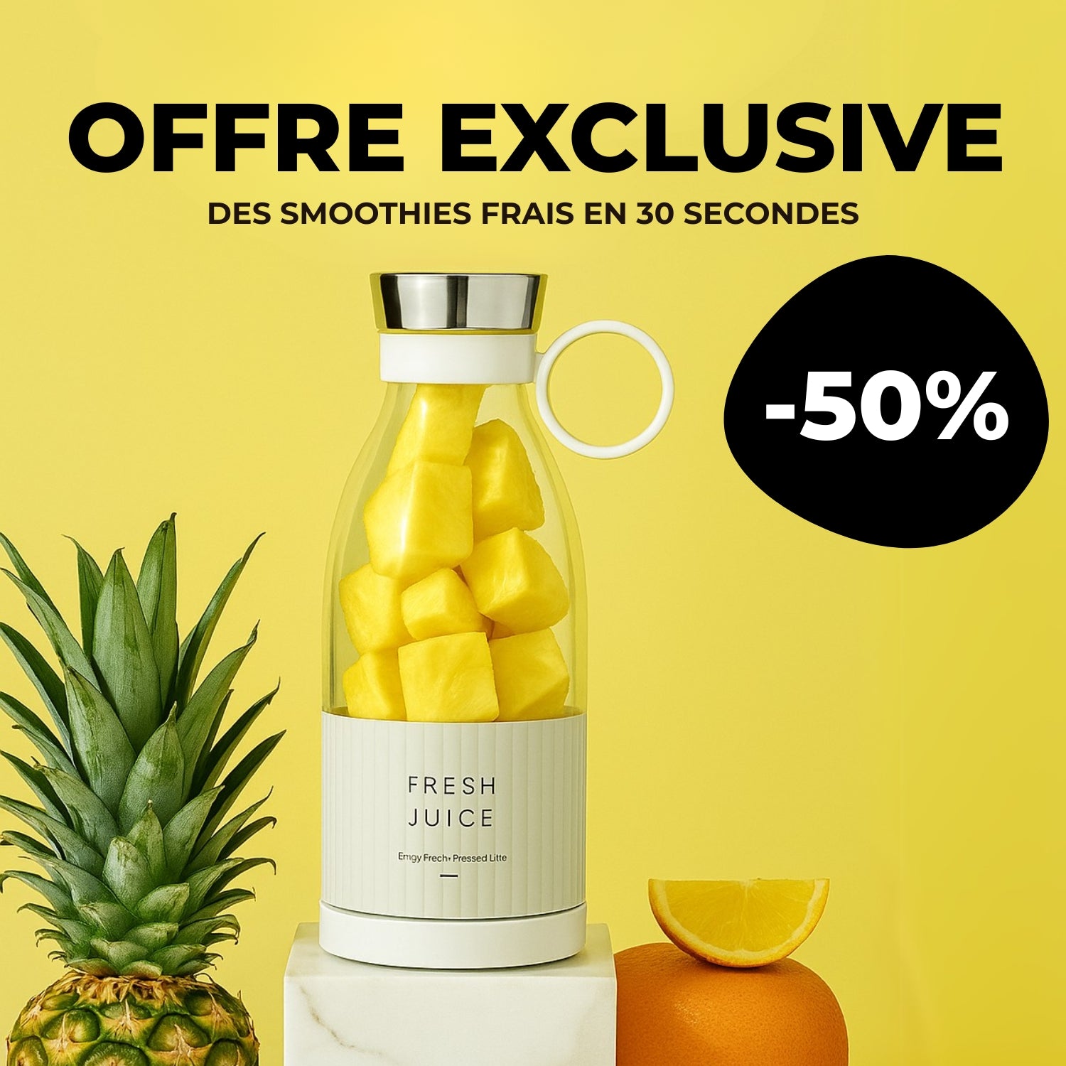 Des Smoothies Frais en 30 Secondes - Sans Effort