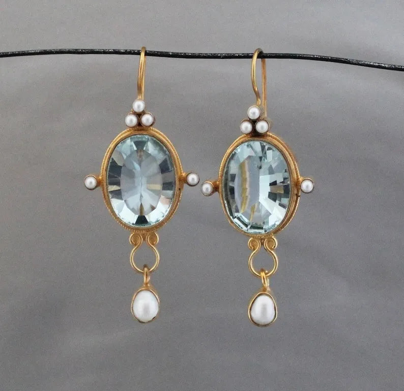 Maylin™ | Boucles d’oreilles vintage avec perle