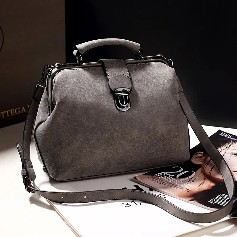 Emily™ | Sac à main vintage inspiré de luxe avec boucle en métal