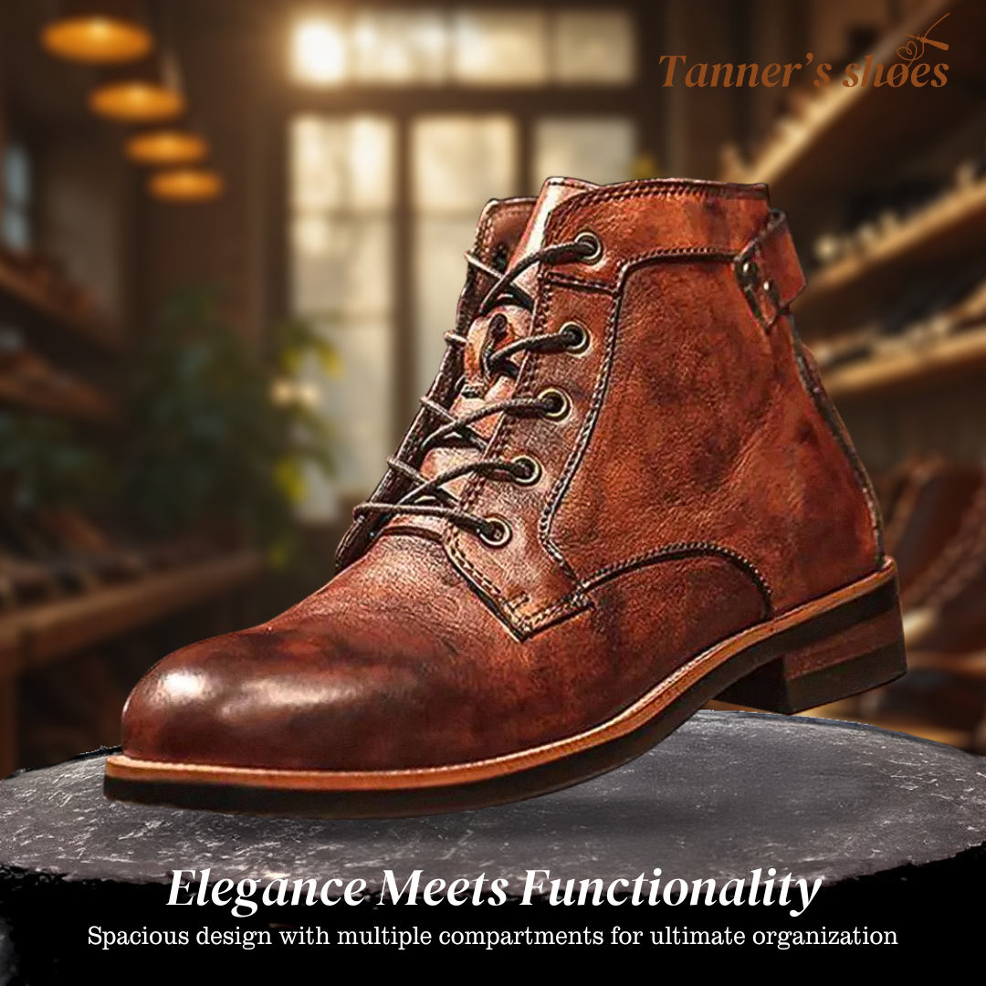 Mark | Bottes en cuir rétro classiques pour hommes