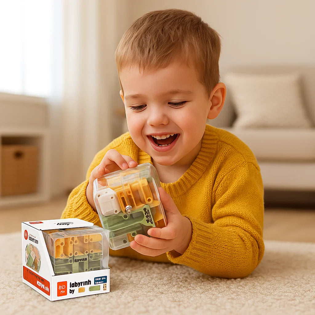 Labyrinthe 3D Cube Puzzle