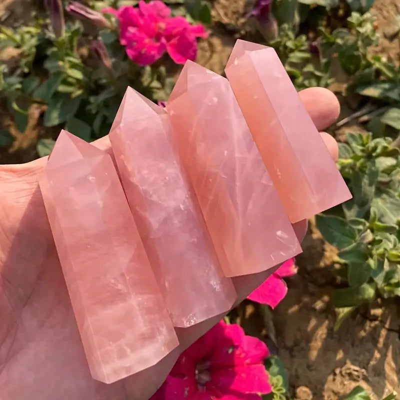 Quartz Rose – Points d'Énergie Naturels