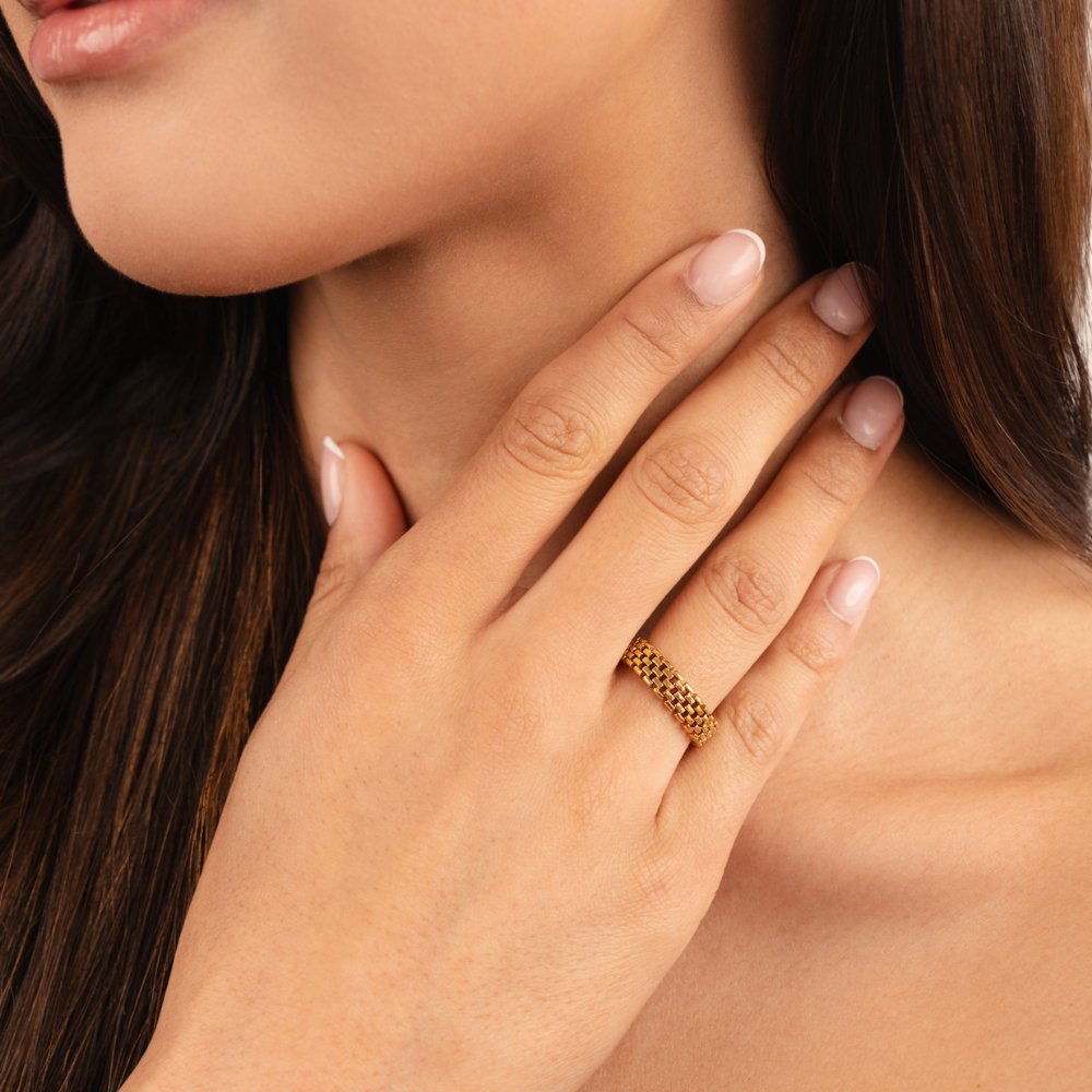 Bague à maillons de chaîne Niyah