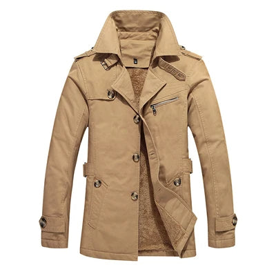 Manteau Trench Rembourré Élégant