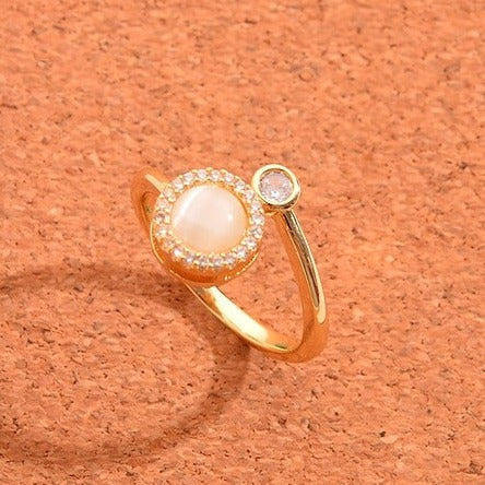 Yani – Bague Fidget Lumineuse Finition Dorée ou Argentée