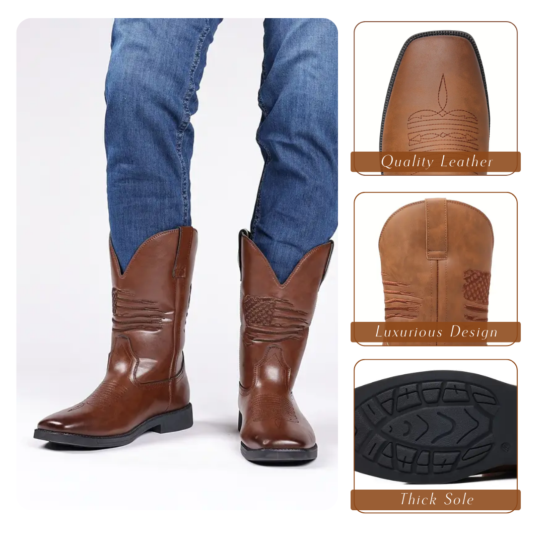 Leo | Bottes Cousues de Style Western