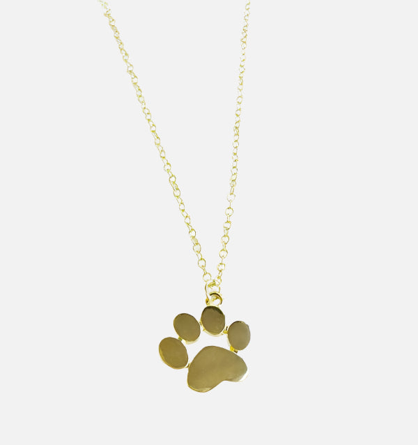 NIVA – Collier doré avec pendentif en forme de patte