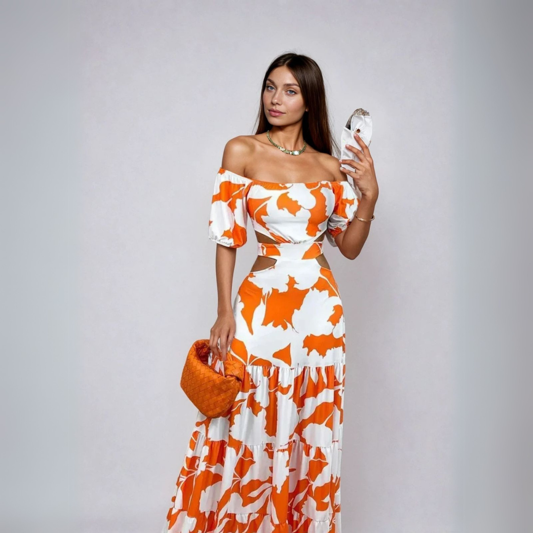 Stella | Artisan Crafted Fitted Maxi Dress