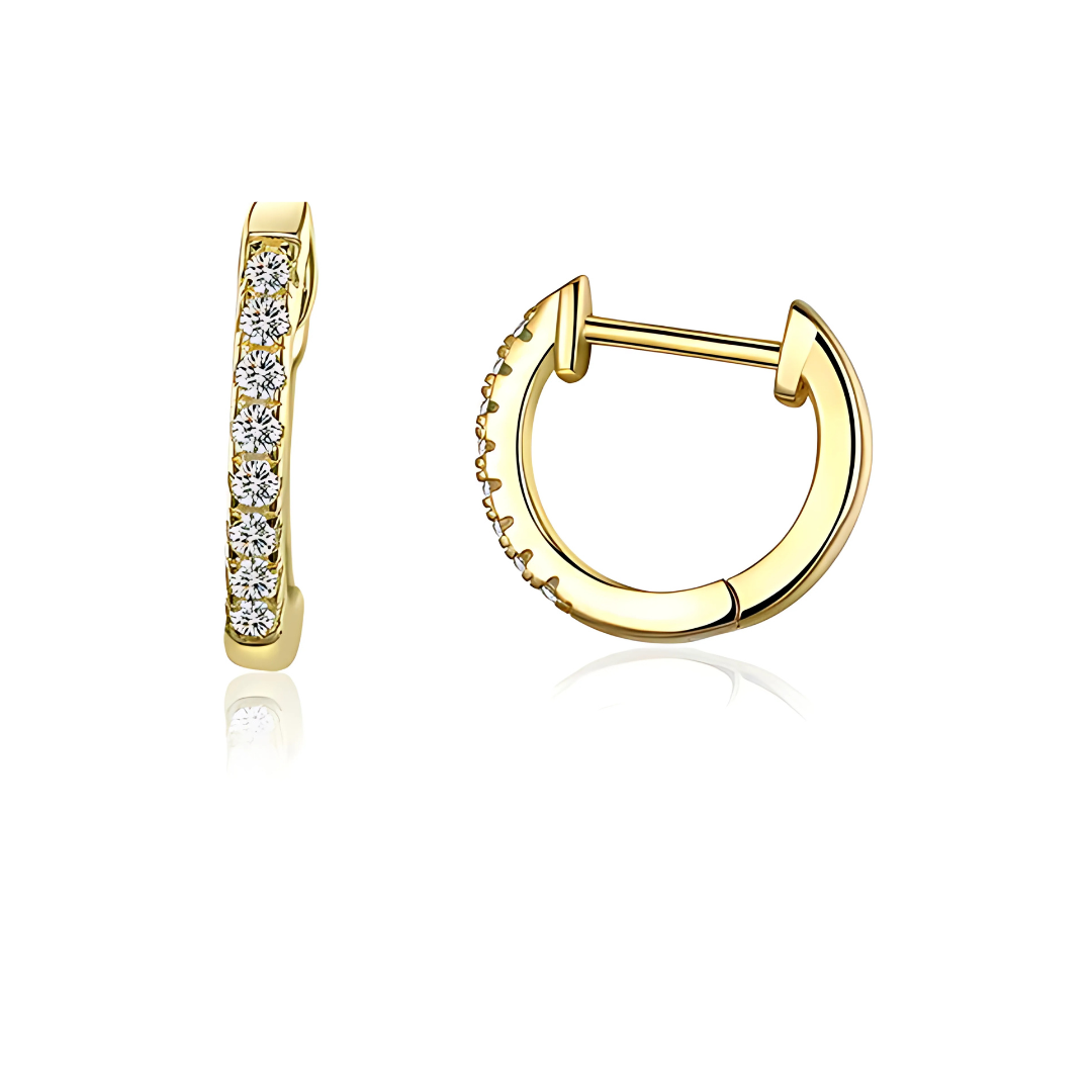 CRYSTAL™ | Boucles d’Oreilles Clous avec Zircon