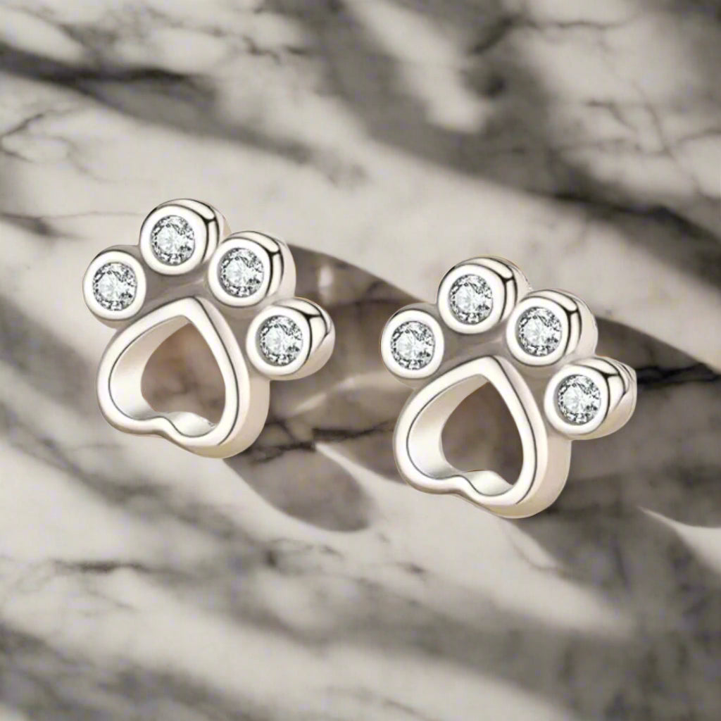TALIAIE - Boucles d'oreilles en argent avec zirconium