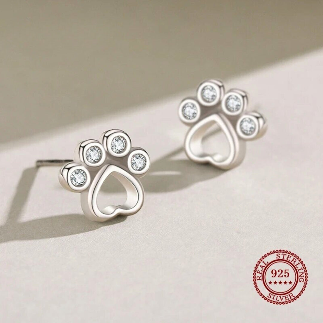 TALIAIE - Boucles d'oreilles en argent avec zirconium