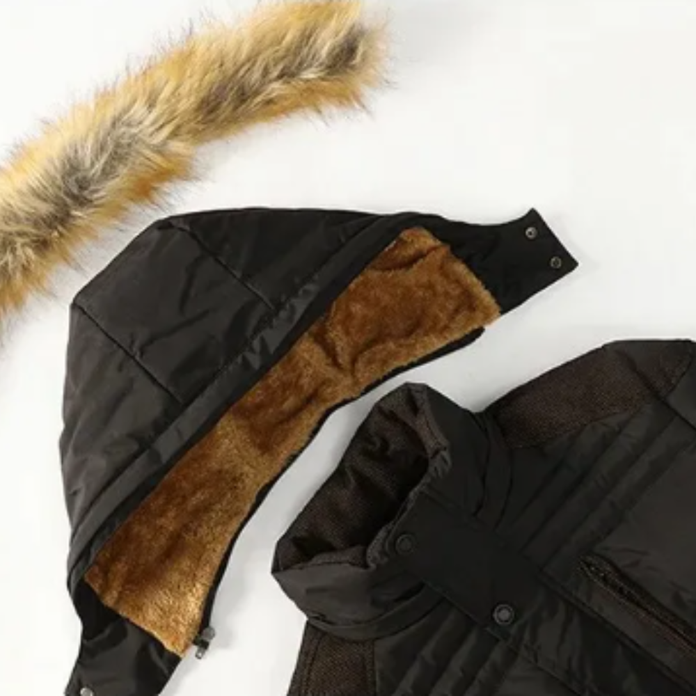 Veste d'Hiver Élégante en Polaire Rembourrée