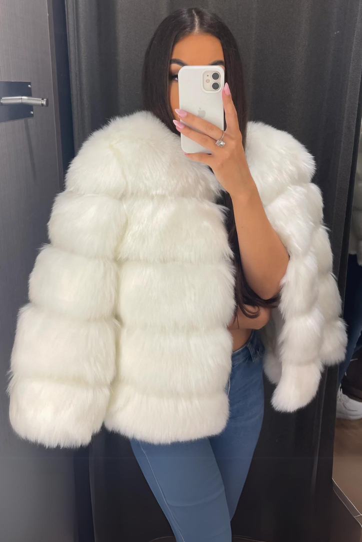 Yani -  Veste en Fausse Fourrure Confortable