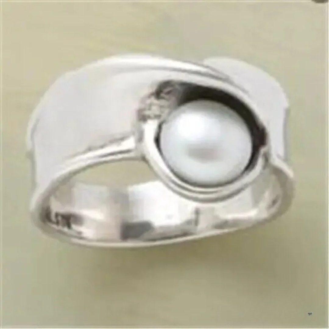 Bague Vintage avec Perles Nacrées