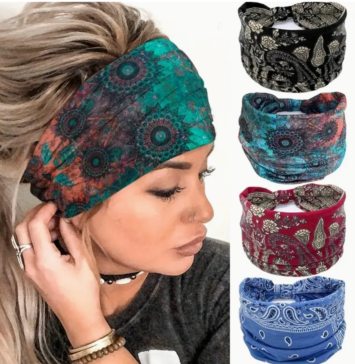 Esprit Bohème – Ensemble de 4 Bandeaux