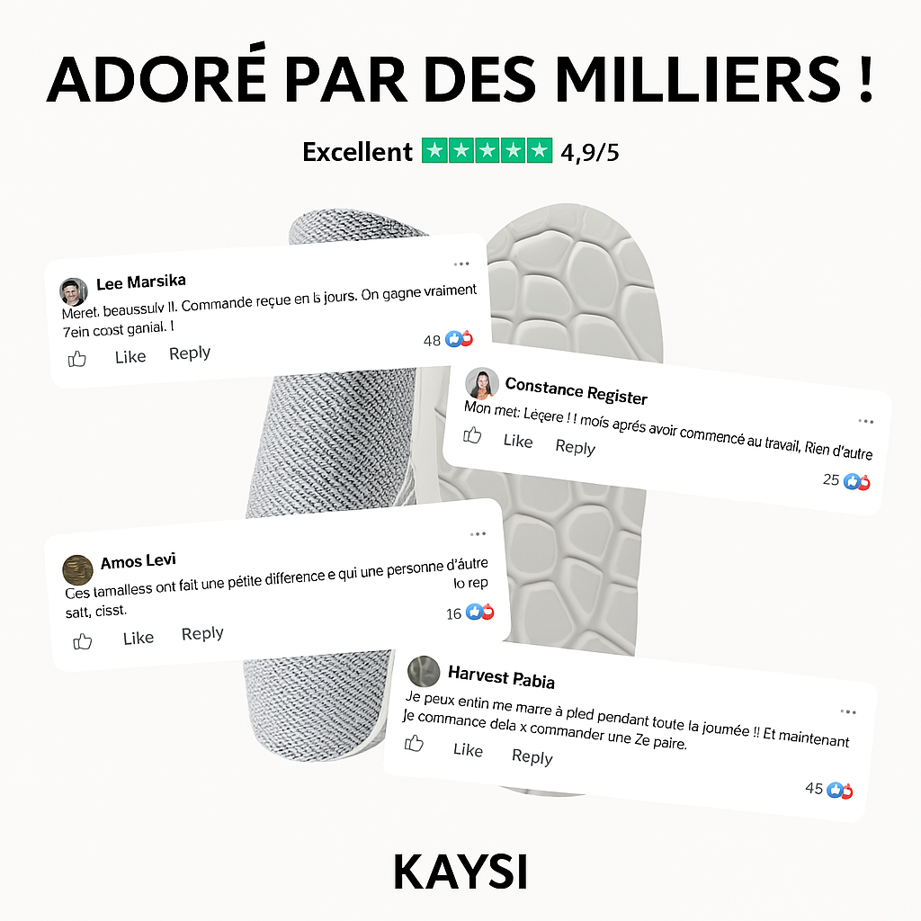 Semelles orthopédiques grandissantes FlexStep™ l KAYSI