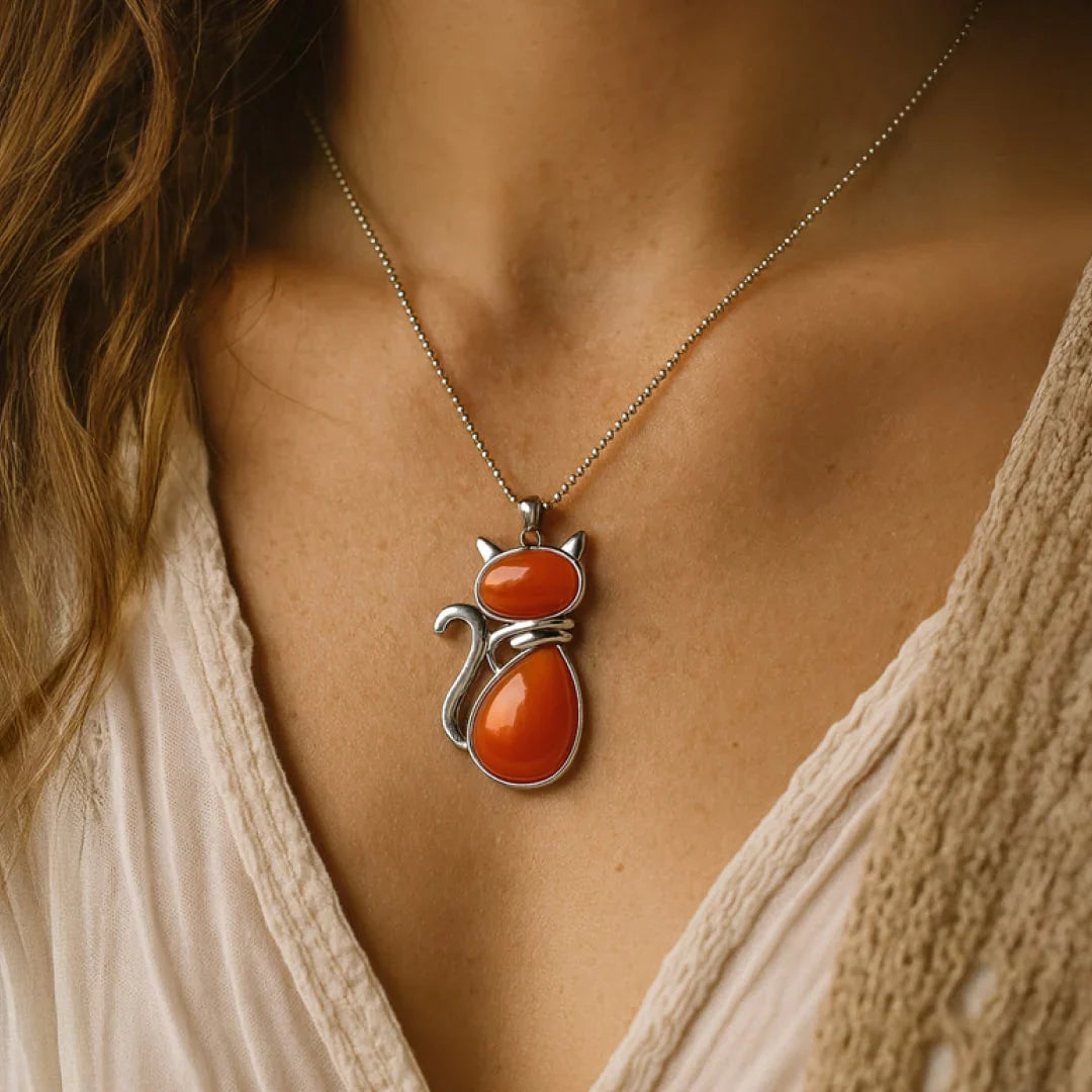 Pendentif Chat Protecteur