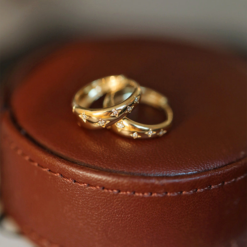 Boucles d'oreilles en Argent Luxe et Plaquées Or