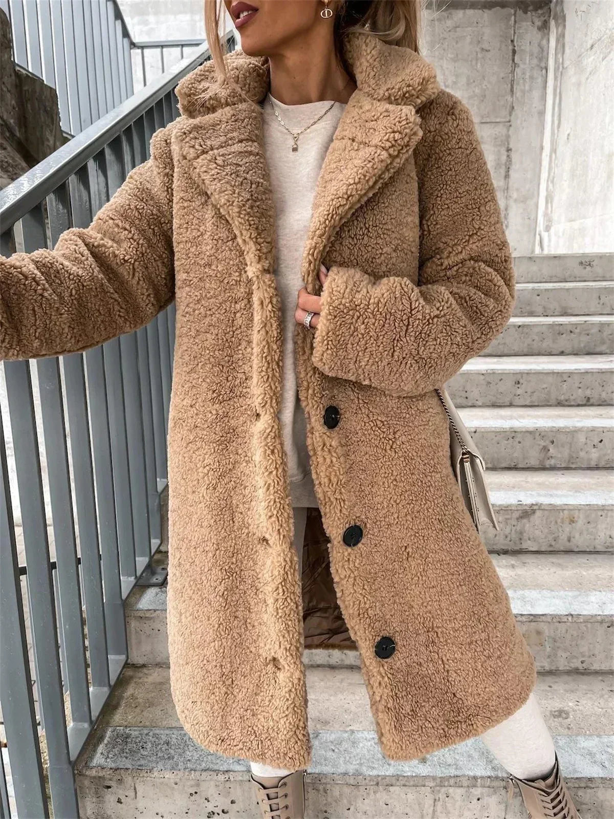 Yani -  Manteau Teddy