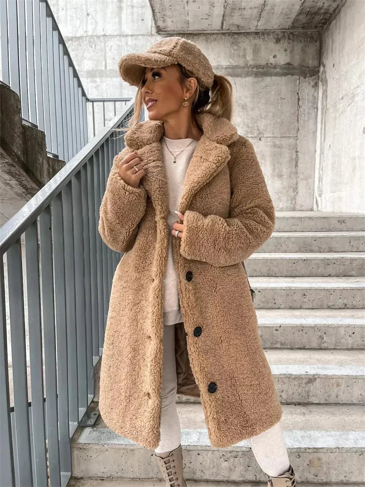 Yani -  Manteau Teddy