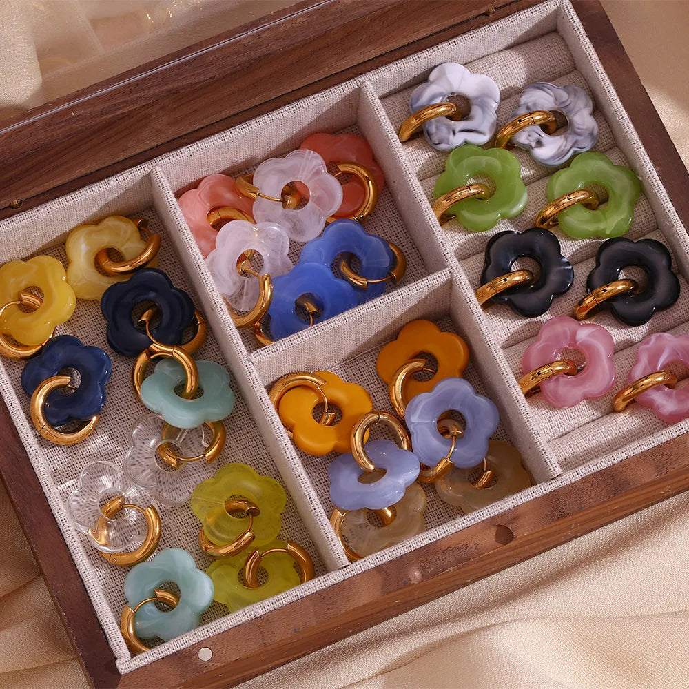 ZARA™ | Boucles d’Oreilles Fleur Tendance