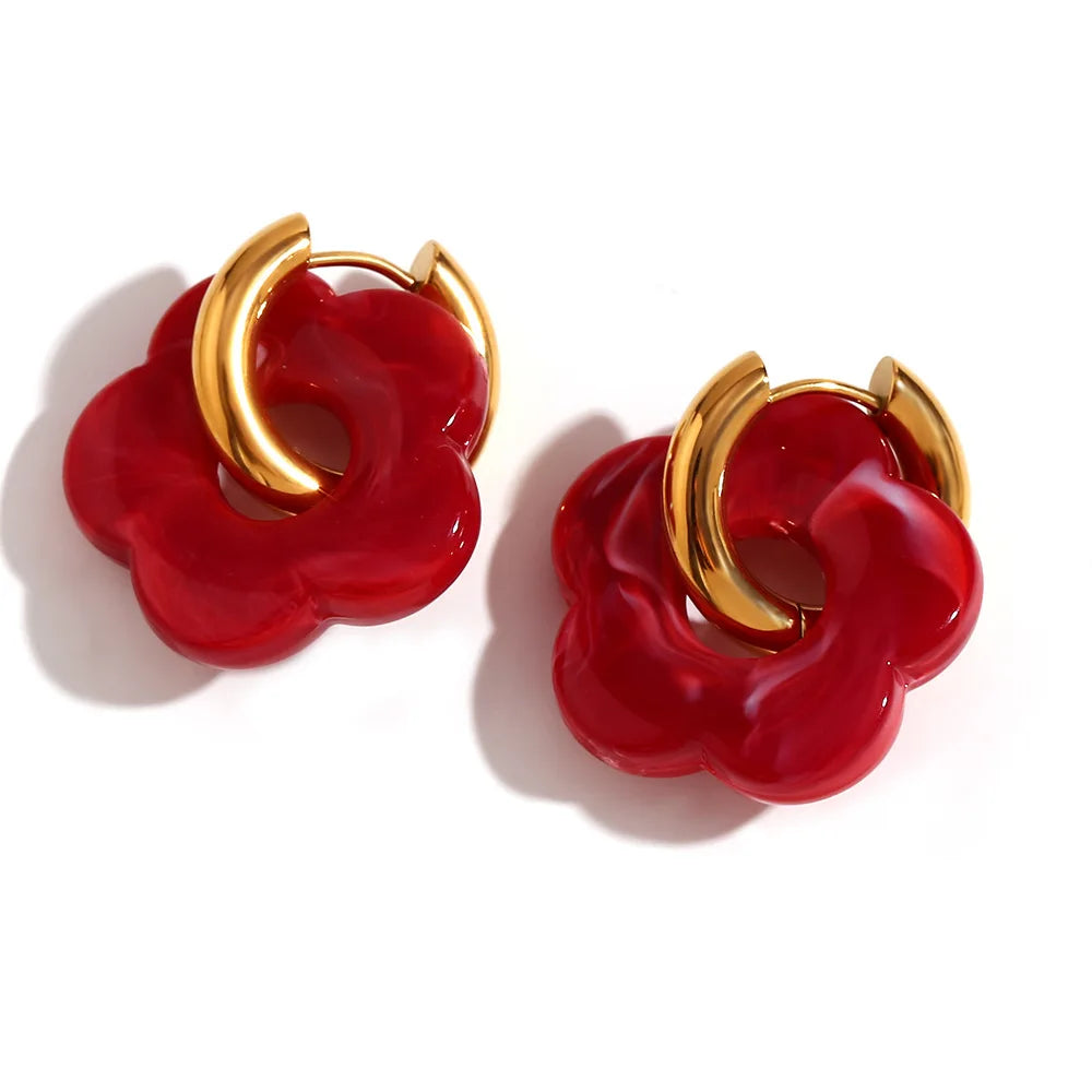 ZARA™ | Boucles d’Oreilles Fleur Tendance
