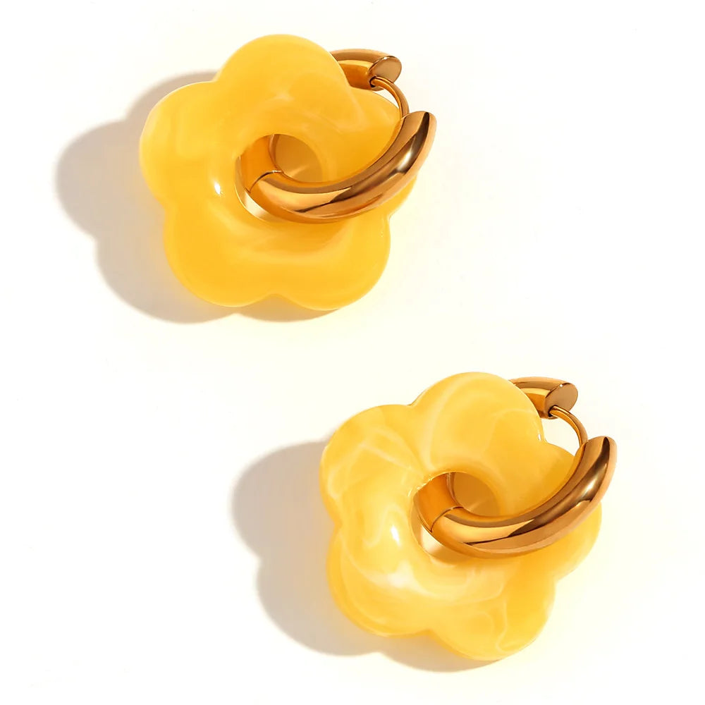 ZARA™ | Boucles d’Oreilles Fleur Tendance