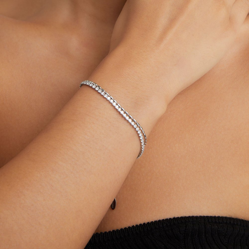 Bracelet en Cristaux Arelia | Argent