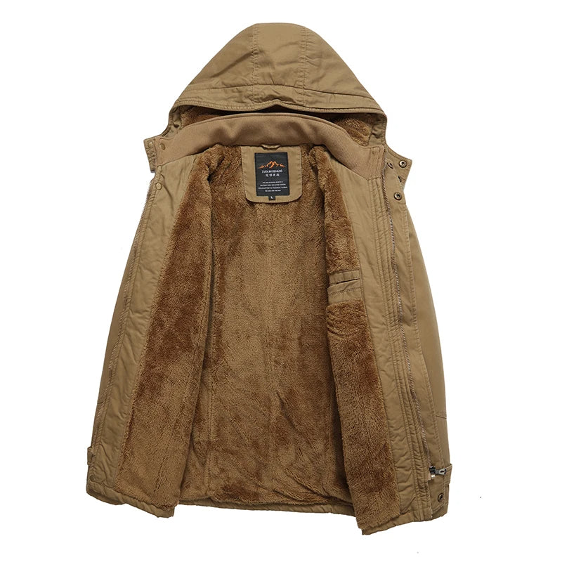 Veste d'Hiver Élégante en Coton Matelassée