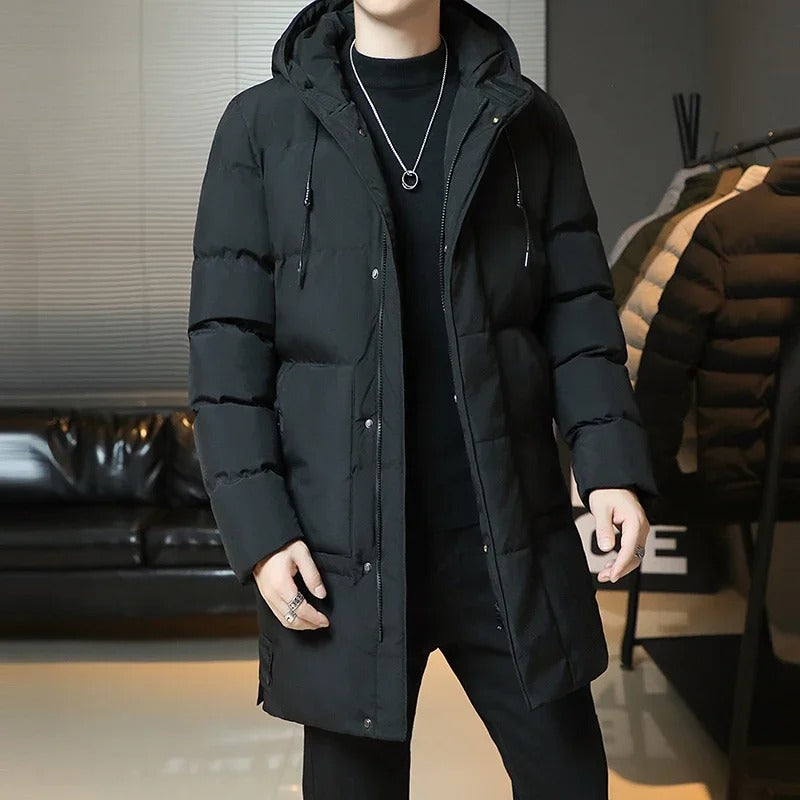 Manteau Long Élégant d'Hiver
