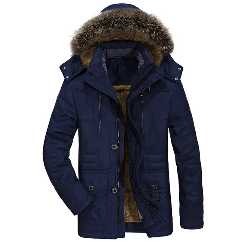 Veste d'Hiver en Coton avec Capuche