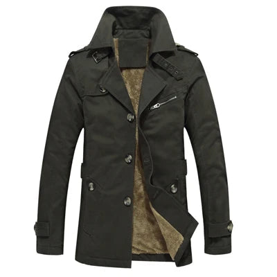 Manteau Trench Rembourré Élégant