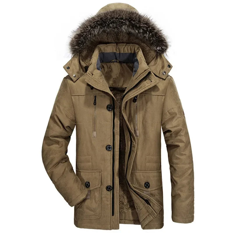 Veste d'Hiver en Coton avec Capuche