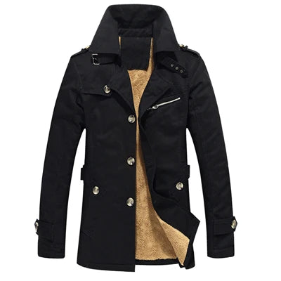 Manteau Trench Rembourré Élégant