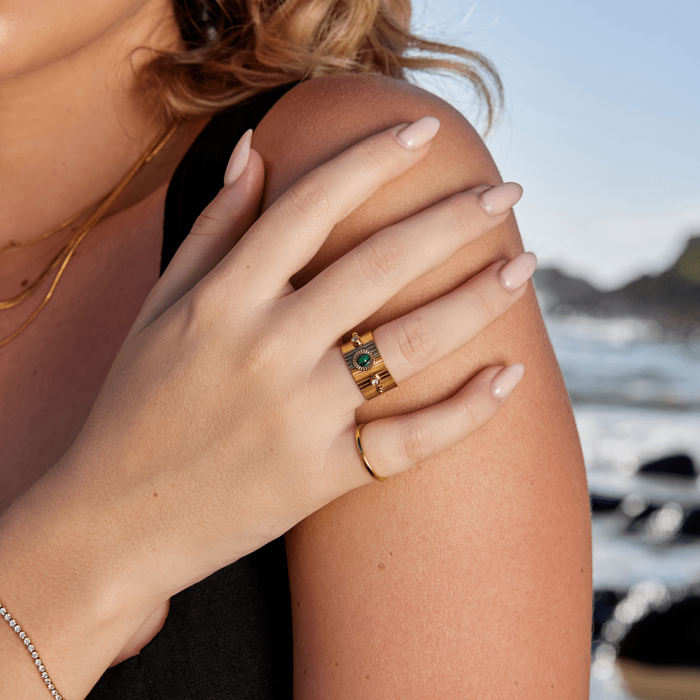 Bague vintage en or Dakota